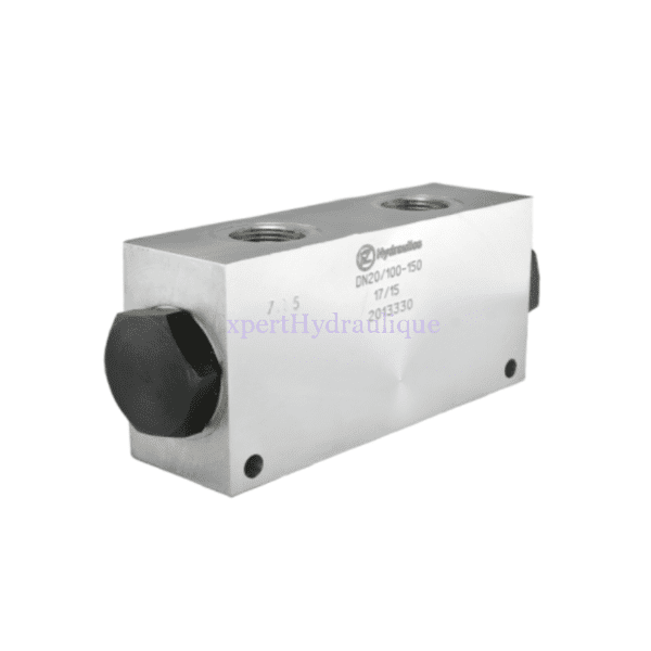 Diviseur de débit 50:50 80L/min à 150L/min avec des orifices en 3/4"BSP et 1"BSP