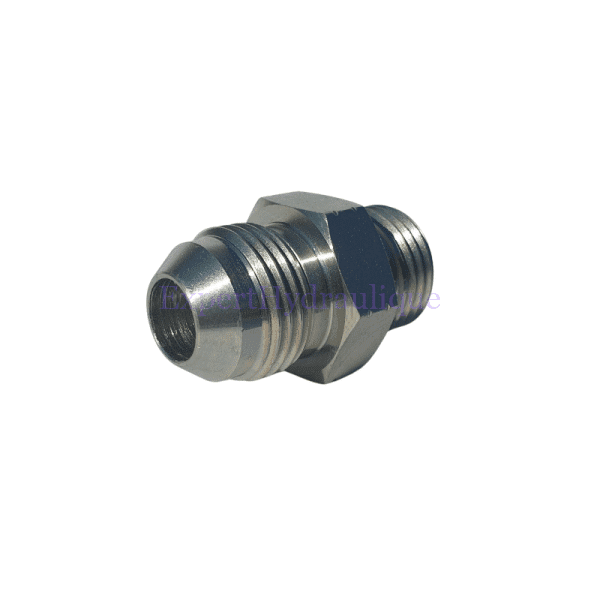 Raccord adaptateur mâle JIC et mâle ORFS Raccord adaptateur mâle JIC et mâle ORFS.