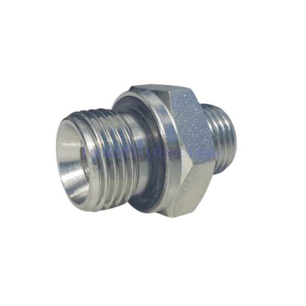 Raccord adaptateur mâle 1-2 BSP - mâle 11-16-16 ORFS Raccord adaptateur mâle 1 BSP - mâle 1 ORFS – Image 1
