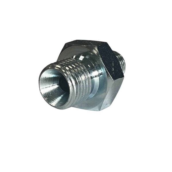 Raccord droit réduction mâle 14 BSP - mâle 18 BSPT Raccord droit réduction mâle 1/4 BSP - mâle 1/8 BSPT – Image 1