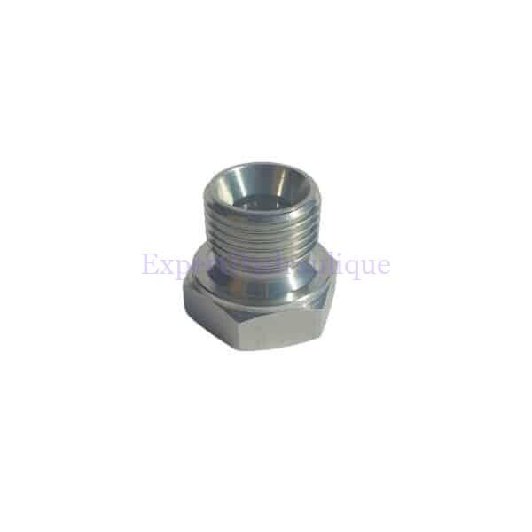 Bouchon mâle BSP avec cône 60° emprunte clef 6 pans Bouchon mâle BSP avec cône 60° emprunte clef 6 pans