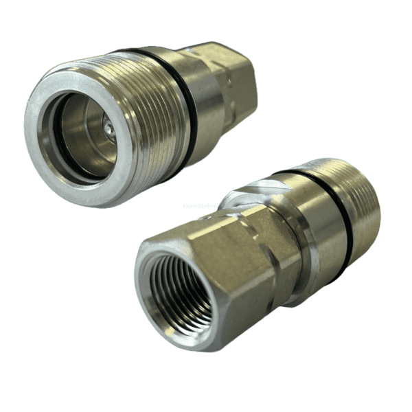 Coupleur hydraulique à visser mâle implantation BSP Coupleur hydraulique à visser femelle implantation BSP – Image 1