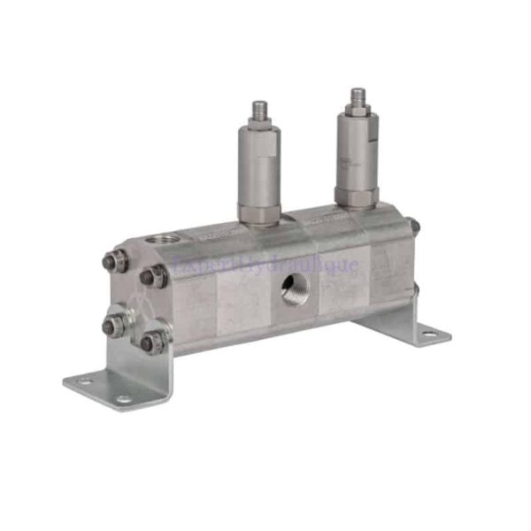 Diviseur de débit volumétrique + vannes d'équilibrage 3 - 8,4 L_min Diviseur de débit volumétrique + vannes d'équilibrage 3 - 8,4 L_min