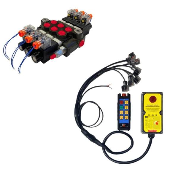 Kit distributeur électrique 3DE 50L_min + kit de commande précâblé