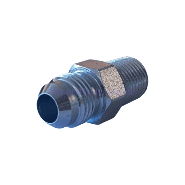 Raccord adaptateur 916 JIC (UNF) mâle - 14 NPT mâle (3) Raccord adaptateur 3/4 JIC (UNF) mâle - 3/8 NPT mâle – Image 1