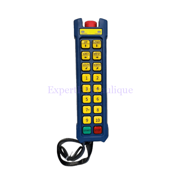 TELECOM16B100M v2 Télécommande sans fils 16 boutons avec arrêt d'urgence – Image 1